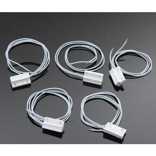 10 pair /lot MC-38 Wired Door Window Sensor Magnetic Switch Home Alarm System Detector