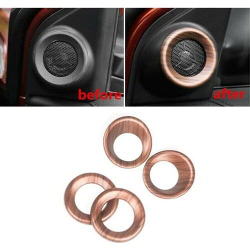 4PCS Interior Door Speaker Cover Trim For Honda CR-V CRV 2017-2020 Car Accessaries