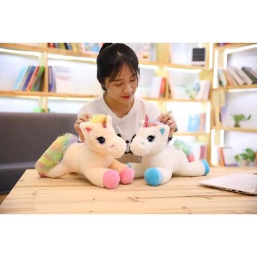 40cm lucky star unicorn rainbow horse cute stuffed animal plush toys baby plush toys birthday gifts home decor supplie
