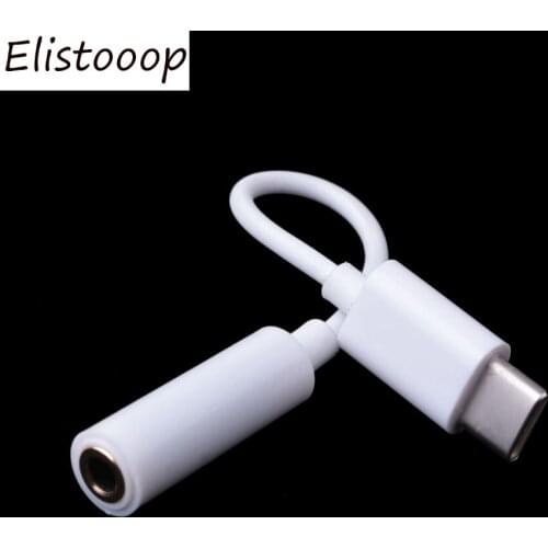Type C To 3.5mm Earphone Adapter USB C to 3.5mm AUX Audio Converter For Huawei Xiaomi Audio cable