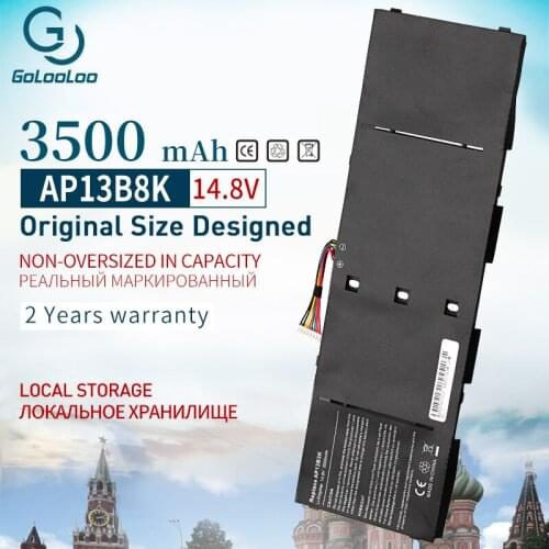 3500mAh 14.8V Laptop Battery For Acer AP13B8K ES1-511 V5 V5-472 V5-572P R7 R7-571 M5-583P KT00403015 V7-58 V7-481 V5-572G