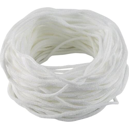 3mm Round elastic band elastic rope Oil core with strap elastic strap Mask shoes and hat rope Circle center 1 pcs