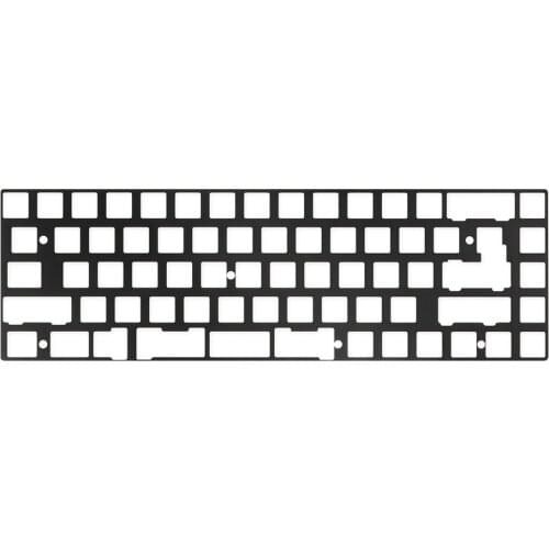 Aluminum Postioning Plate For 65% 68 Mechanical Keyboard DIY Kits Silver Black 1.5mm Plate Suitable For PCB Stabilizer