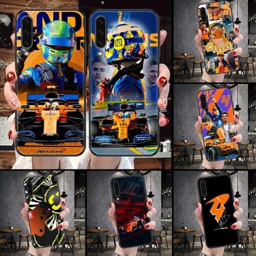 Racing Lando Norris Phone Case For Samsung Galaxy A 10 12 20E 21S 30 32 40 50 51 52 70 71 72 5 6 7 2016 2018 black luxury Etui