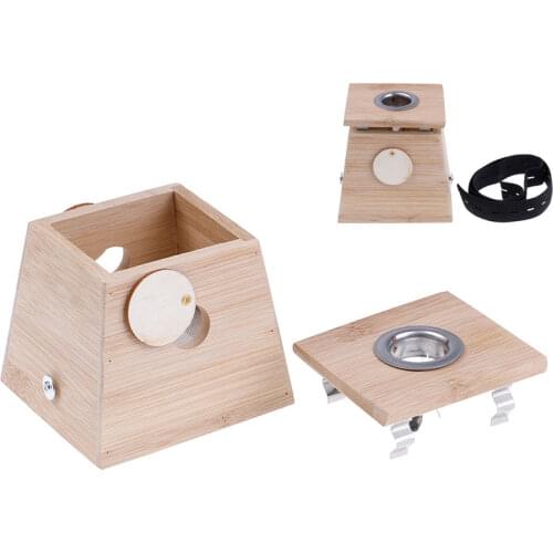 Moxibuting Therapy Holder Case Bamboo Moxa Moxibustion Box Acupuncture Roller Stick Holder Neck Arm Body Acupoint Massage