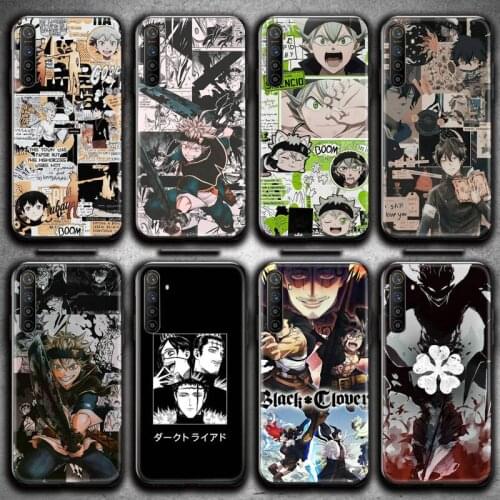 Black Clover Anime Asta Phone Case For OPPO Realme 6 Pro C3 5 Pro C2 RENO2-Z A11X XT