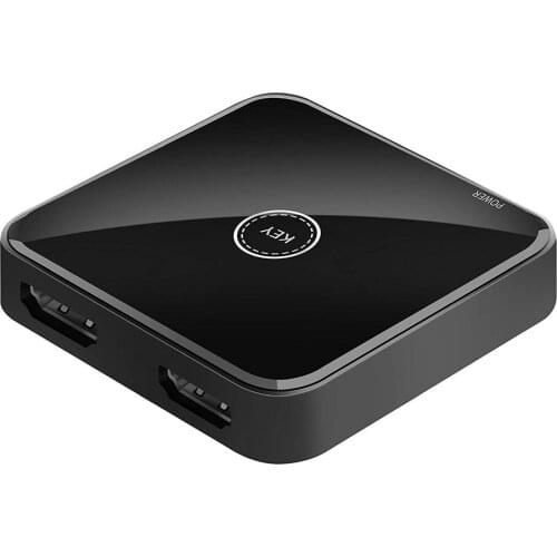 KUYiA Bi-direction HDMI 2.0 Switcher 1 In 2 Out /2 Input 1 Output Support 4K@60Hz 3D HDMI Switch For Xbox PS4 PS3 Blu-ray Player