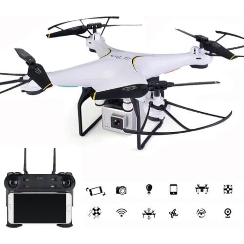 0.3MP/2.0MP HD Camera Wifi FPV RC Drone 6-Axis Gyro One Key Return Auto Return Altitude Hold Headless Quadcopter RC Helicopter