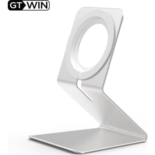 GTWIN Magnetic Wireless Charger Mag Safe Desktop Foldable Phone Holder For iPhone 12 Pro Fast Charging Mobile Phone Stand Lazy