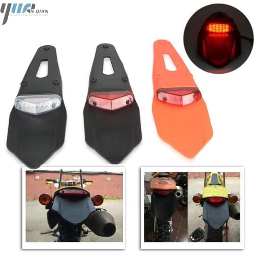 Motorcycle LED Tail Light Rear Fender Light Brake Stop TailLight For XR250 XR400 XR650 WR250F WR450F CRF250X CRF450X CRF