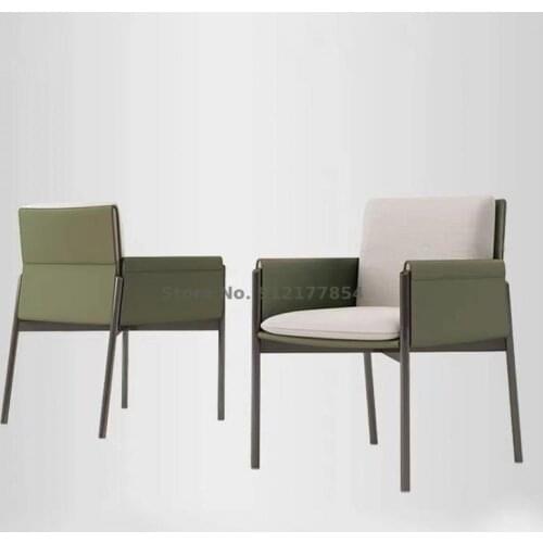 New Italian Style Light Luxury Minimalist Dining Chair Home Minimalist Modern Model Room High-end Designer Chair