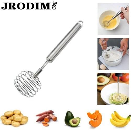 Multi-role Egg Whisk Egg Beater Frother Blender Steel Spiral shape Potato Masher Puree Juice Maker Kitchen Tools Accessories