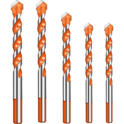 1/4/5/7/10pcs New Ultimate Drill Bits Twist Drill Head Wall Ceramic Glass Punching Hole Working Set Drop Shipping