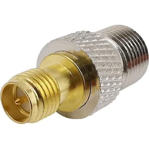 1Pcs F-type Jack Female to RP-SMA Female Jack RF Coaxial Adapter Connector