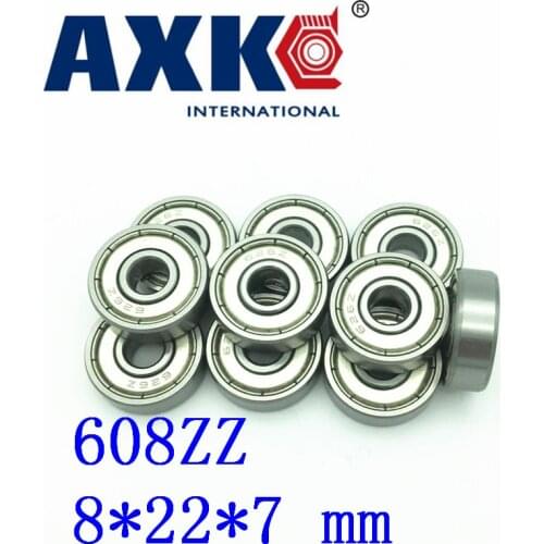 10pcs/lot Free Shipping 608zz Abec-5 8x22x7 608z Pulley Shoes Special Bearings