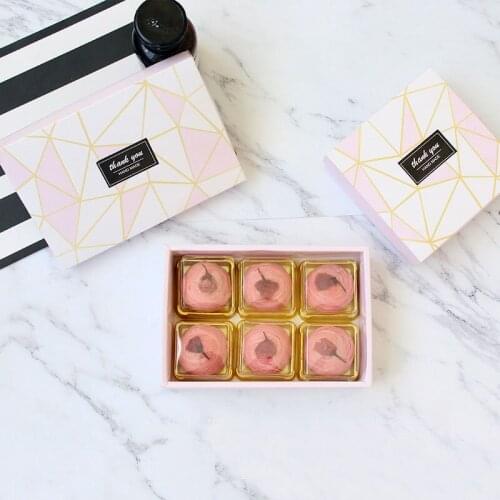 100pcs/lot Diamond Pattern Design Cheese Chocolate Paper Box Wedding Party Cookies Box Gift Box Free Shipping lin4311