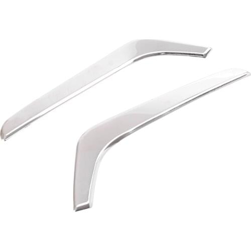 2 PCS Steel Car Accessories Front Fog Light Eyebrow Cover Trim Decoration For Honda CR-V 2017 2018 CRV 17 18