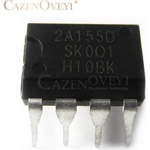 5pcs/lot ICE2A155D 2A155D 2A155 DIP8 In Stock