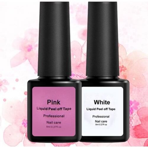 8ML Peel Off Liquid Nail Art Tape Latex Cuticle Guard Cream Protect Finger Skin Tools Manicure Nail Art Care MPwell