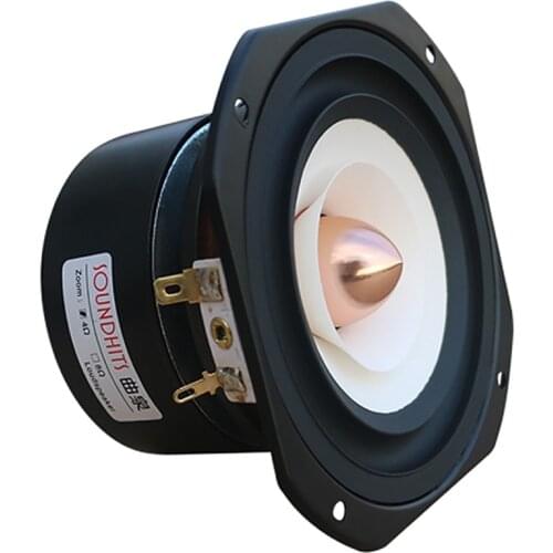 AIYIMA 1Pcs 4 Inch Full Range Speaker Driver 4 8 Ohm 15W Home Theater Audio Music Sound Loudspeaker DIY HIFI Power Amplifier