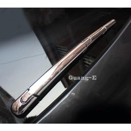 For Kia Sorento L 2015 2016 2017 Car Detector Styling ABS Chrome Rear Back Glass Wiper Nozzle Cover Frame Trim Tail Window