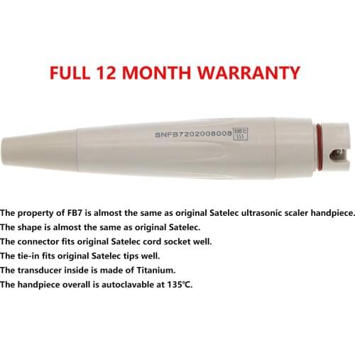 Baiyu Dental Ultrasonic Scaler Handpiece FB7 fit Satelec ACTEON Suprasson P5