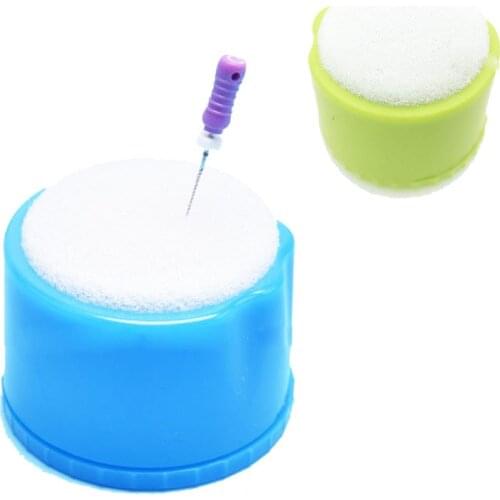 File Drills Block Holder Autoclavable Dental Equipment Round Stand Cleaning Foam Sponge Dentist Lab Products Teeth Whitening