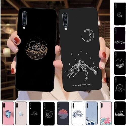 The Great Sea Wave Kanagawa mountain peak Phone Cover For Samsung A50 A10 A20 A20E A21S A30S A40 A51 A71 A70 A30 A6 A7 A8 Cases