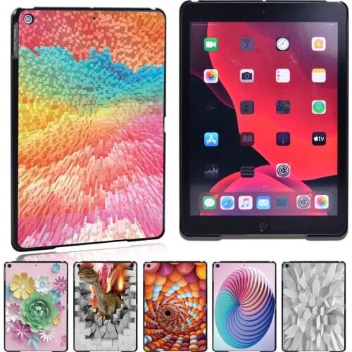 For Apple IPad Mini 1/2/3/4/5/iPad2/3/4/iPad (5th/6th/7th Gen)/Air/Air 2/Air3/Pro/Pro(1st/2nd Gen) 3D Art Hard Shell Tablet Case