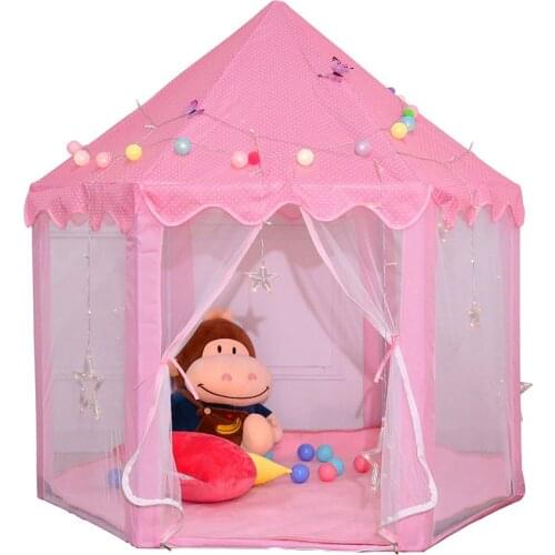Play House Game Tent Toys Ball Pit Pool Portable Foldable Princess Folding Tent Castle Gifts Tents Toy For Kids Children Girl