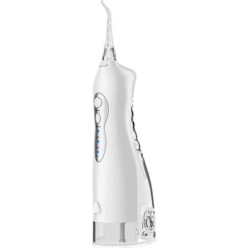 Oral Irrigator USB Rechargeable Water Flosser Dental Water Jet 220ml Water Jet Water Tank Waterproof Teeth Cleaner Oral Care
