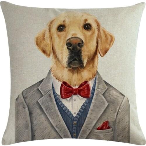 Creative Blowing Bubble Dress Dog Mrs Pillowcase Meng Pet Cat Miss Printing Bed Cushion Cover Animal Home Decoration Pillow Case