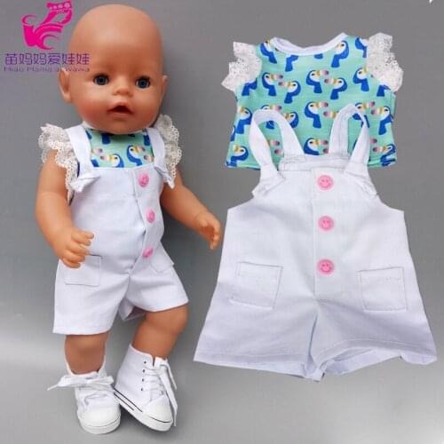 Flower Fairy lace dress fit for 43cm new born baby doll dress 18 inch doll clothes outwear