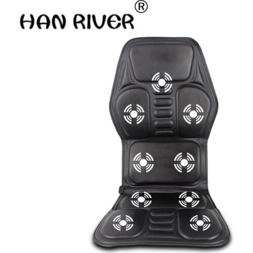 2018 new Car Home Office Full-Body Massage Cushion.Heat Vibrate Mattress.Back Neck Massage Chair Massage Relaxation Car Seat 12V