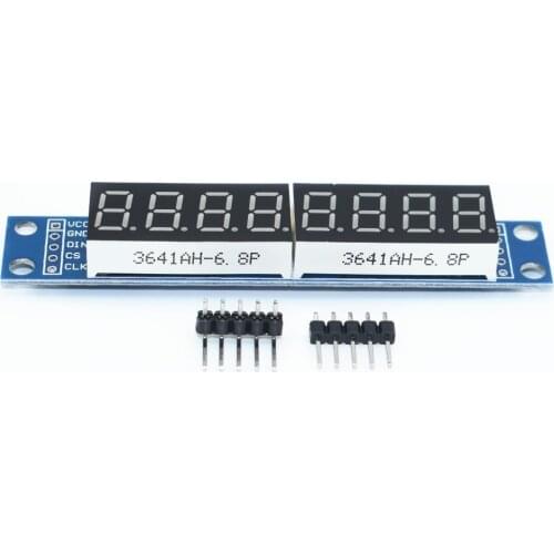 H11 MAX7219 CWG 8-Digit Digital Tube Display Control Module Red Three IO
