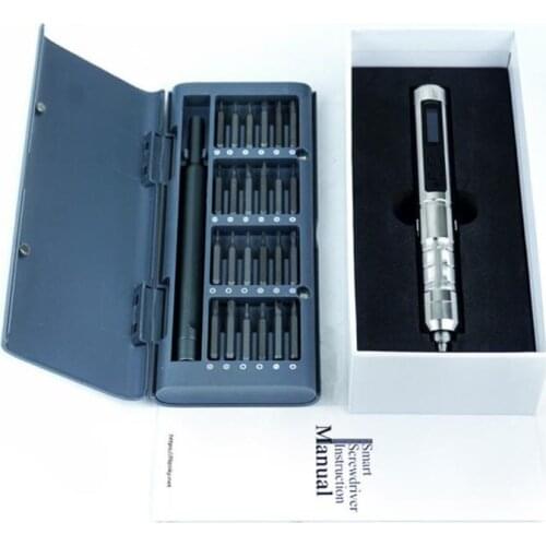 Multifunctional intelligent electric soldering iron FS-ES126, with LED light, small size, 24 bits