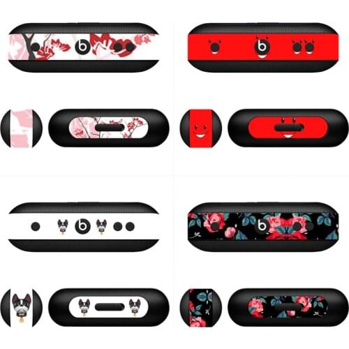 Cartoon and flower design for beats pill+ skin for pill+ skin sticker For beats pill+ pvc skins for beats pill+ vinyl sticker