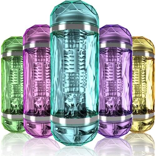 New Male Masturbator cup with vibrating Ball sex shop sex fantasies man toys Vacuum sucking adult products stimulation for men