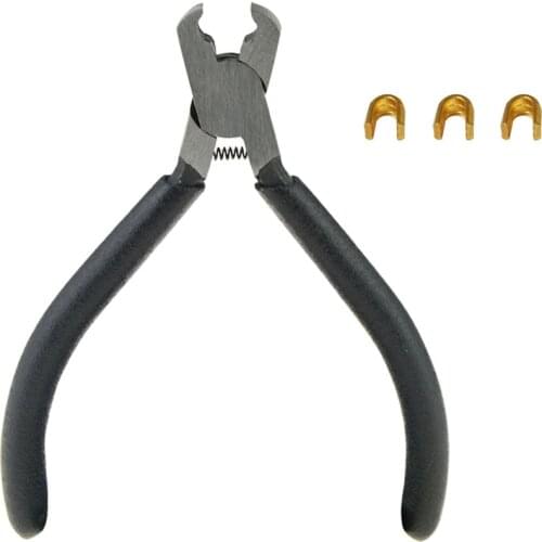 Archery Bow String Nocking Points Iron Pliers Set Brass Buckle Clip Knocks