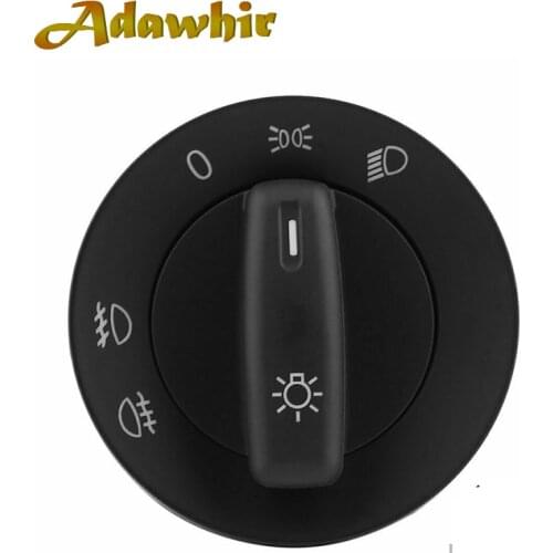 Headlight Switch Fog Lamp Switch For VW Caddy III Touran Jetta Golf V VI 5 6 Jetta Passat B6 CC Rabbit 1K0941431Q