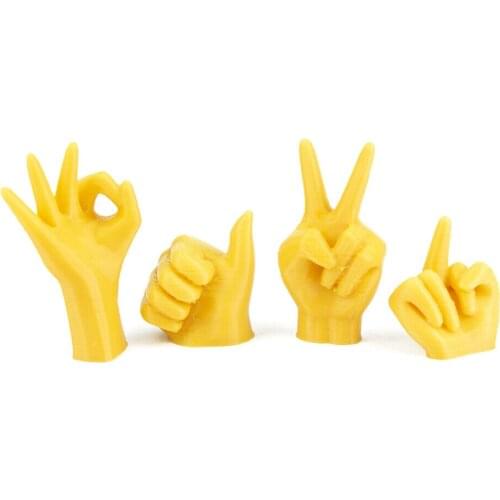 Plastic Novelty Gesture Toy for 21mm Wide Rail Mount Base Hunting Rifle Scope Mount Decoration Modification Accessories