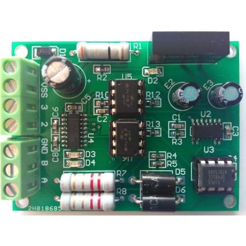232 to 485 module signal converter concentrator for industrial code lightning protection