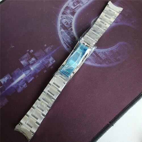 316 Stainless Steel Watch Bands Bracelet Belt 20mm Pull Teeth Clasp for SUB Watch Accessories