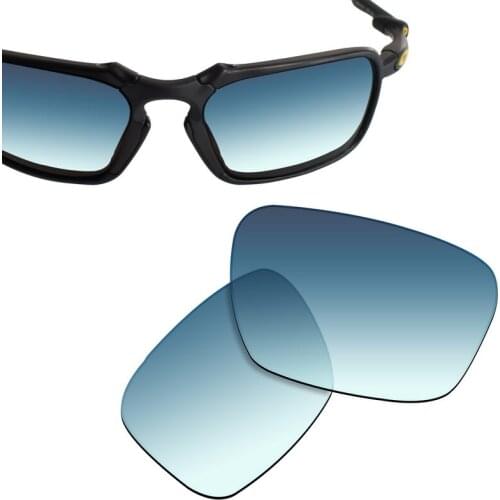 SmartVLT Replacement Lenses Polarized for Oakley Badman Sunglasses - Blue Gradient