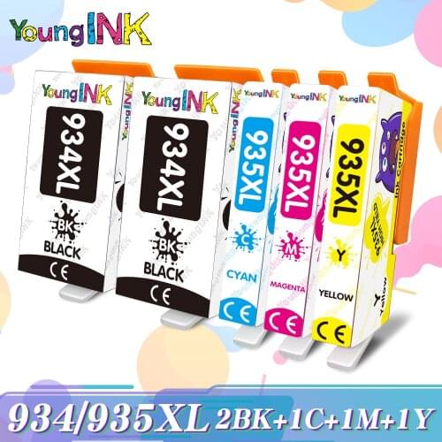 1 SET compatible Ink Cartridges Replacement For HP 934 935 XL 934XL 935XL Officejet Pro 6812 6830 6815 6835 6230 Inkjet Printer