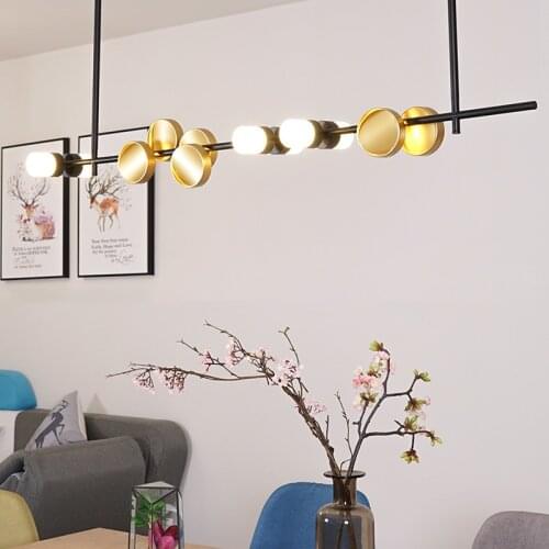 Modern LED Pendant Lamp Brass Suspension Hanging Lights For Parlor Bedroom Art Decor Hotel Hall Home Pendant Lighting PA0503