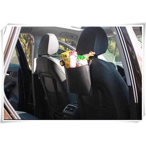 Car styling Car leather garbage bag trash can Box For Audi RS3 8VA 8V 8PA RS4 B9 B8 B7 B5 RS5 RS6 C7 C6 C5 RS7 RS Q3 S1 S2 S3