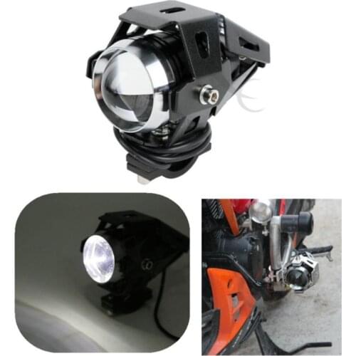 Universal Motorcycle U5 LED Driving Fog Head Spot Light White Lamp Headlight