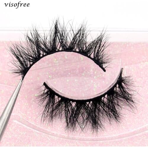 Visofree 3D Mink Lashes 10-13mm Lashes Natural False Eyelashes Fluffy Long Fake Lashes Makeup Eyelash Extension Mink Eyelashes