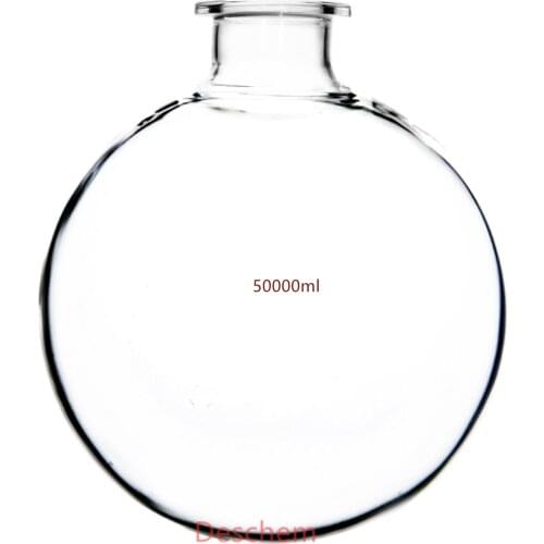 50000ml Glass Reaction Flask For 50 Litre Reactor Flange 150mm Outer Diameter
